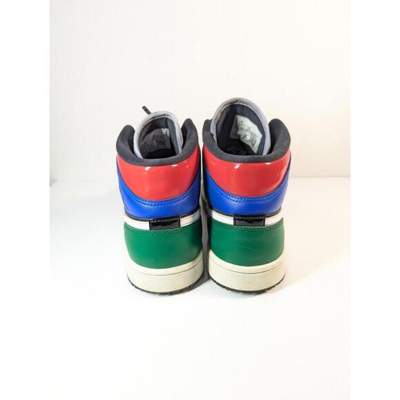 Size 7.5 - Nike Women’s Air Jordan 1 Mid SE “Multi Patent” VNDS - Picture 3 of 5